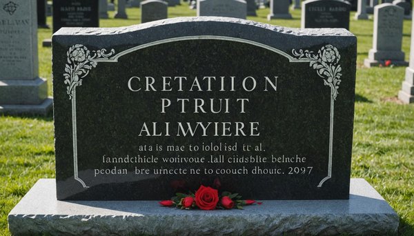 Création de pierre tombale contemporaine : un hommage moderne et unique